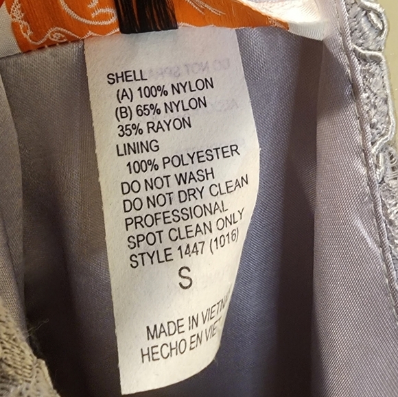 GINDY USA Silver Short Tule sleeveless Homecoming dress size S - Picture 13 of 16